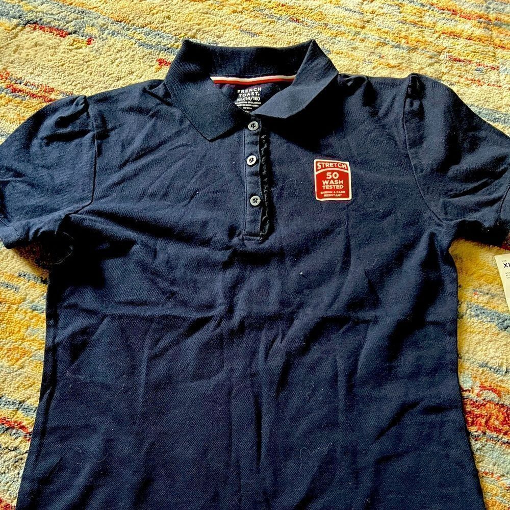 French Toast Ruffle Polo